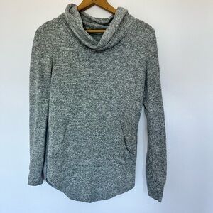 Grey Cowl Neck Sweater